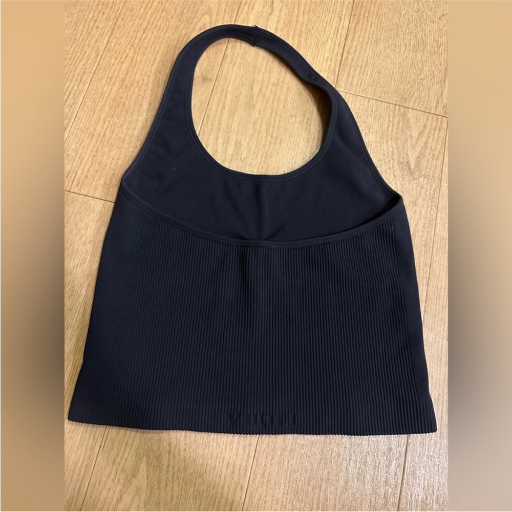 Vuori Black Simplicity Halter Top - Picture 3 of 6